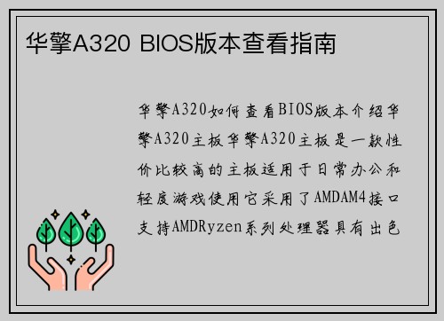 华擎A320 BIOS版本查看指南